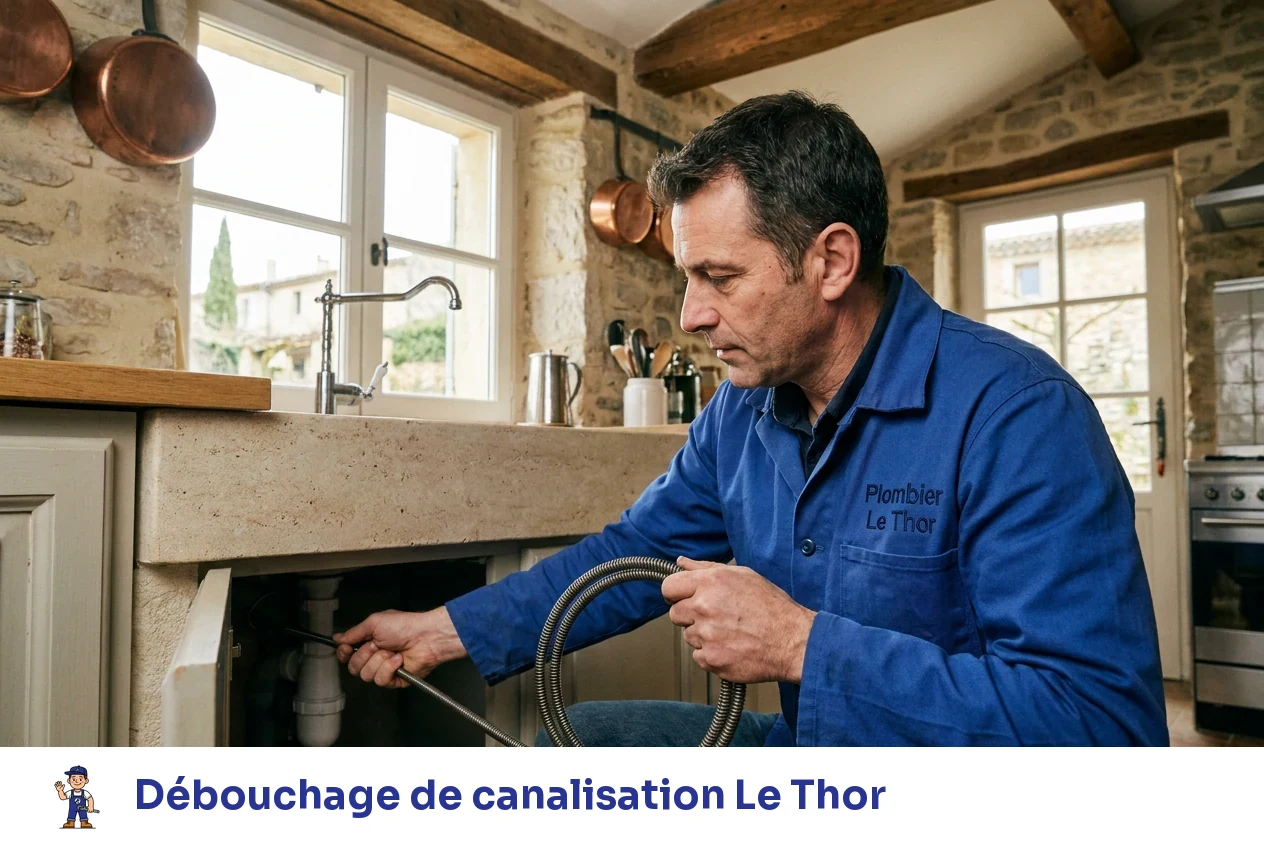 Débouchage de canalisation à Le Thor