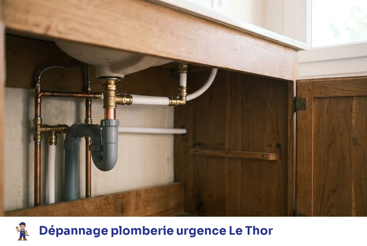 Dépannage plomberie urgence à Le Thor