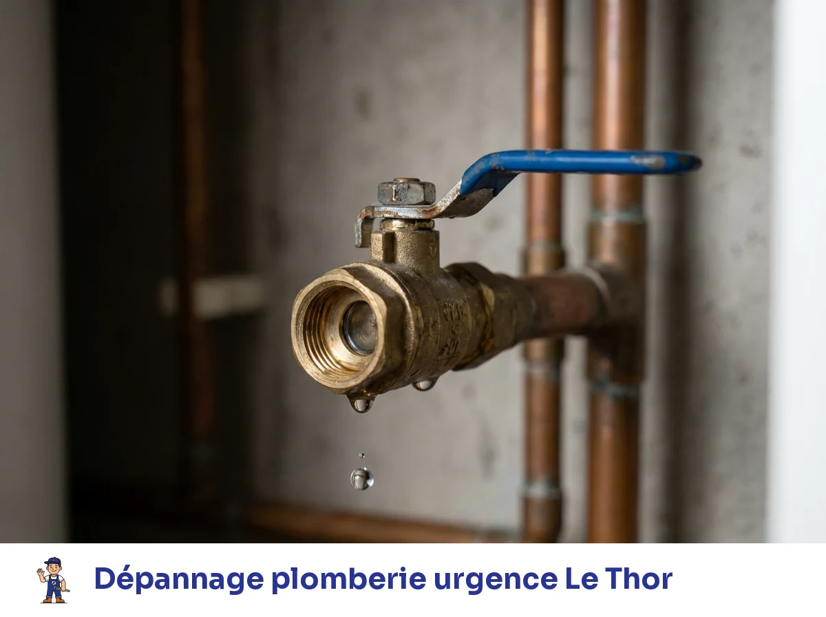 Dépannage plomberie urgence à Le Thor