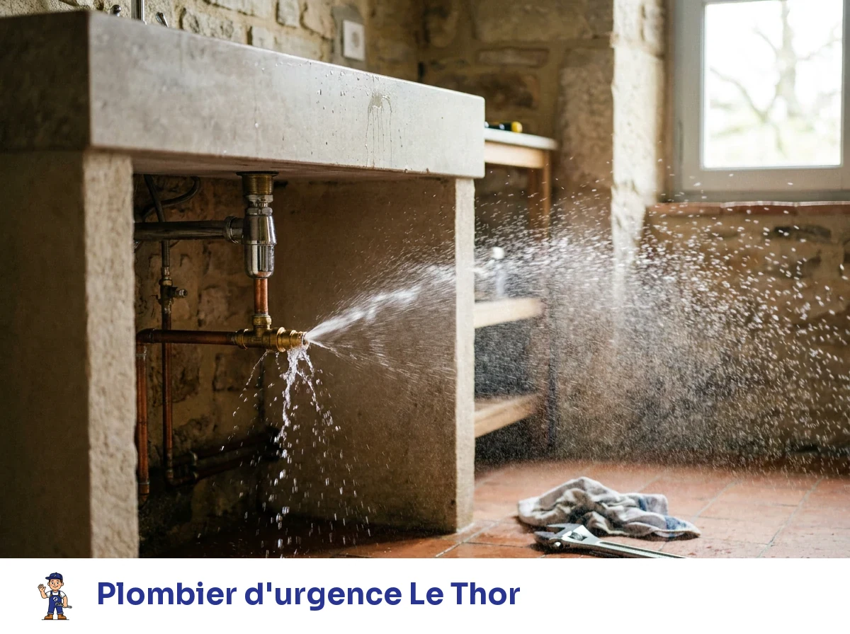 Plombier d'urgence à Le Thor