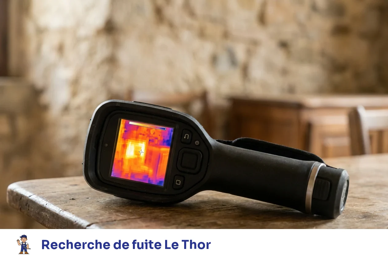 Recherche de fuite à Le Thor