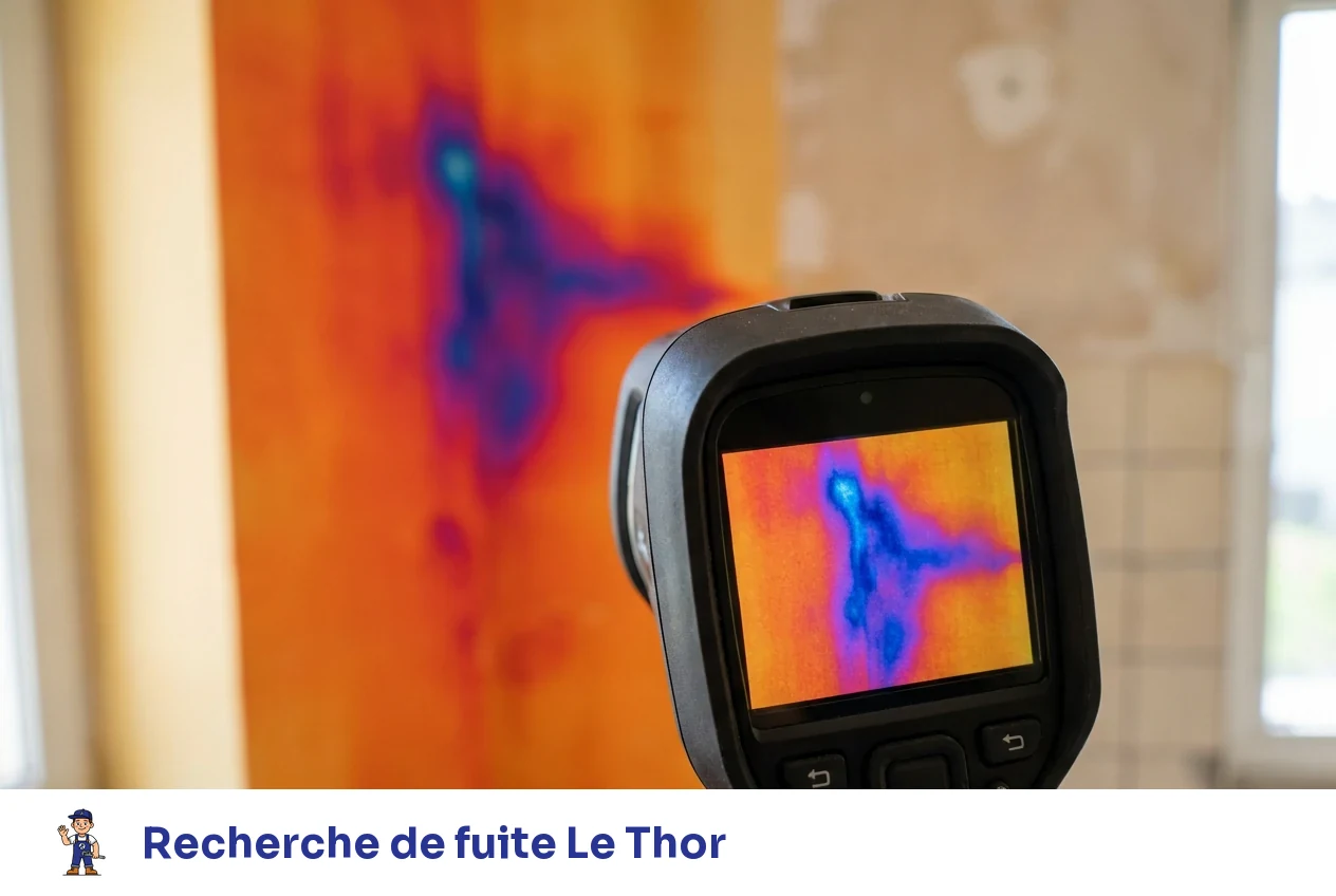 Recherche de fuite à Le Thor