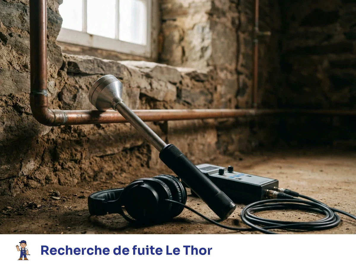 Recherche de fuite à Le Thor