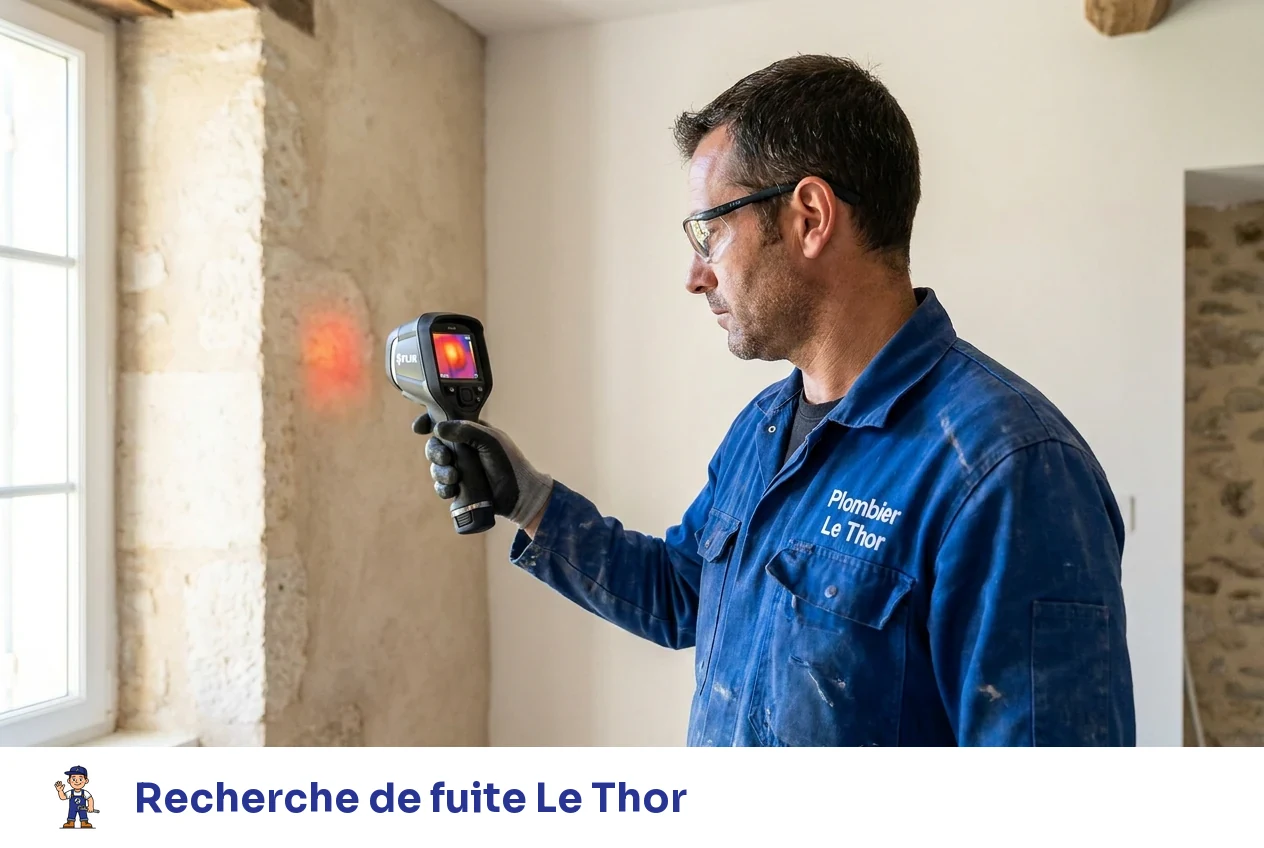 Recherche de fuite à Le Thor