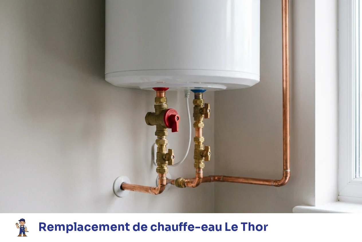 Remplacement de chauffe-eau à Le Thor