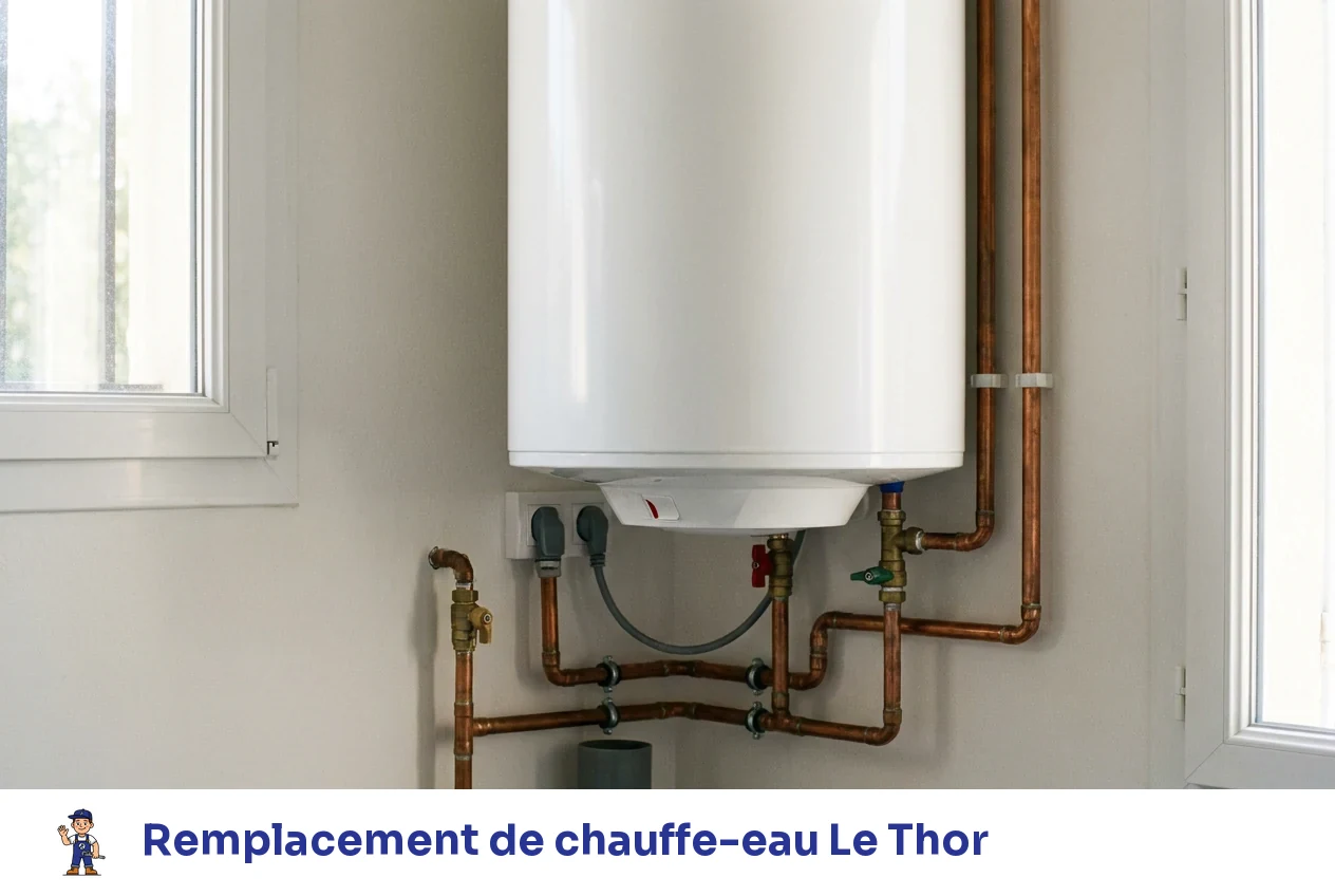 Remplacement de chauffe-eau à Le Thor