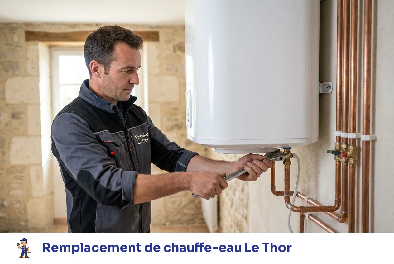 Remplacement de chauffe-eau à Le Thor
